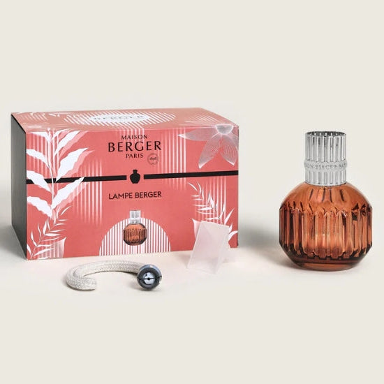 Maison Berger Paris diffuser set with pink packaging and paprika bottle