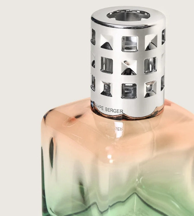 Glaçon Lamp Gift Set — Peach-Green Gradient
