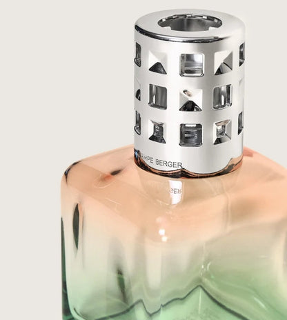 Glaçon Lamp Gift Set — Peach-Green Gradient