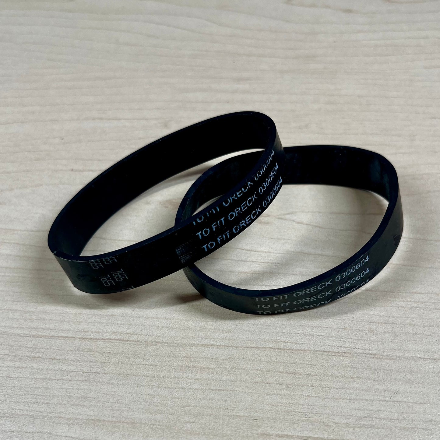 Two Oreck vacuum belts to fit XL models.