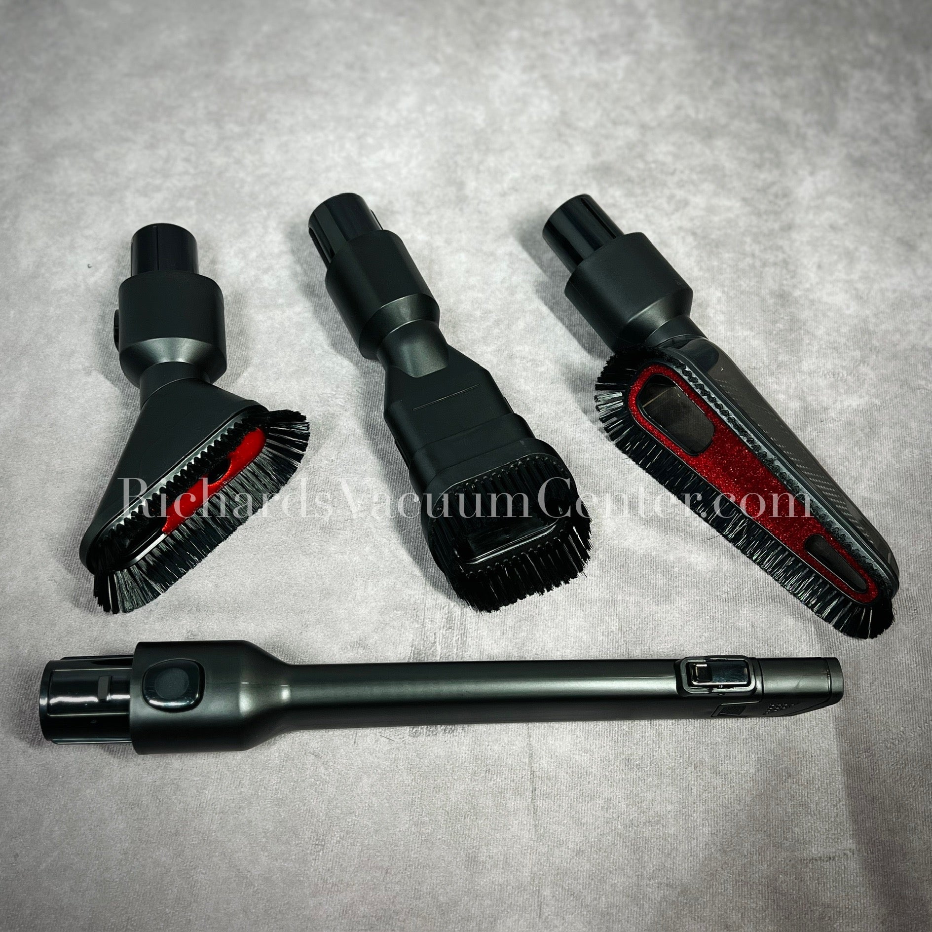 Set of four vacuum attachment tools