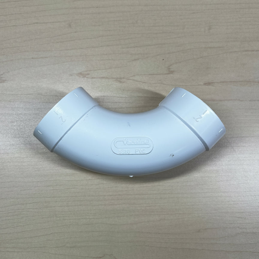Elbow for central vacuum system piping